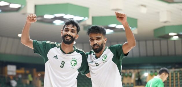 أخضر الصالات يتجاوز مكاو بـ 9 اهداف ضوء تصفيات كاس آسيا